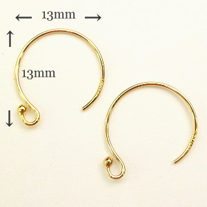 Hook Earrings Round