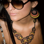 Batucada Dancing Circles Pierced Earring