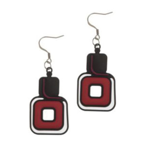 Batucada PYTHAGORE Earrings Red