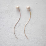 Cottonpearl Wire Earrings Kisuka