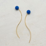 Linestone Wire Earrings Capriblue