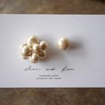 Cotton Pearl Berry Earring