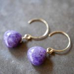 Charoite Marron Earrings