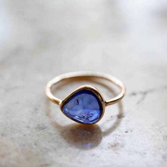 Blue sapphire ring K10