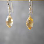 Citrine chandelier earrings