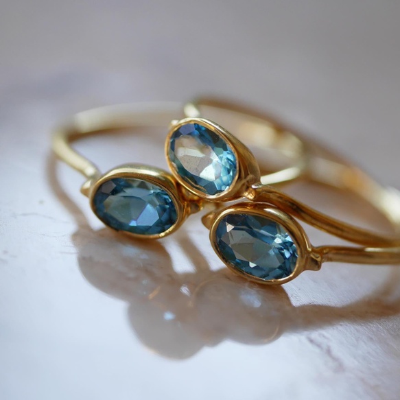 London blue topaz ring