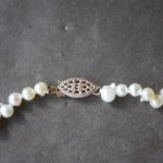 Akoya pearl lace necklace