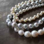 Akoya pearl lace necklace