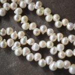 Akoya pearl lace necklace