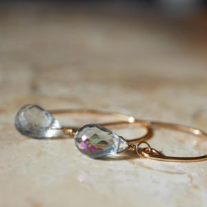 Mystic Topaz Drop Earrings