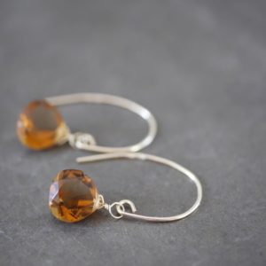 Brandy Quartz earrings