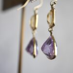 Amethyst and Citrine Earrings