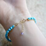 Sleeping Beauty Turquoise and Chain Bracelet