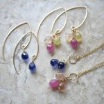 Sapphire Drop Earrings